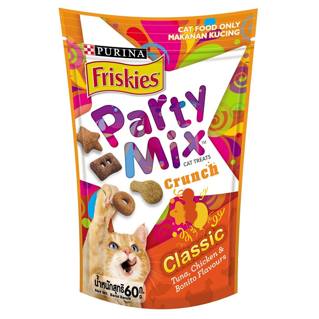 FRISKIES Party Mix Classic Dry Cat Treats